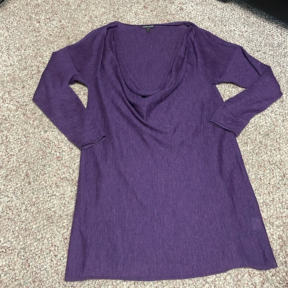 Elegant Purple Women's Sweater